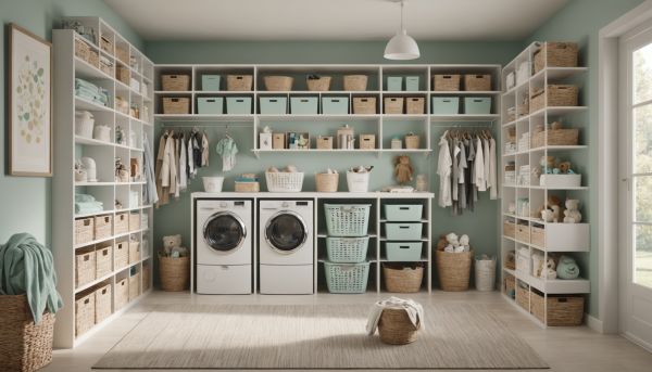 Optimisation espace rangement maison familiale
