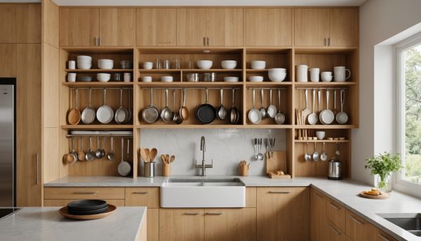 Placards cuisine optimises ustensiles ranges