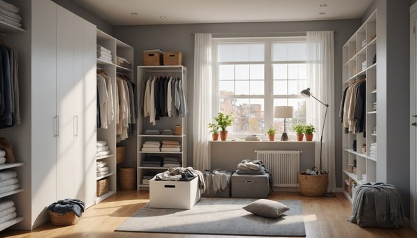 Comment déballer et installer ses affaires dans son nouveau logement après un déménagement pour gagner de la place ?